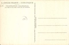 CPA Villefranche La Rade et la Ville Vues de la Corniche