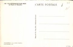 CPA Villefranche Sur Mer La Rade et L'Escadre Bateaux