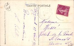 VINTAGE POSTCARD Road of Beuil Falls of Cians