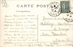 CPA Villefranche Sur Mer A Travers les Oliviers