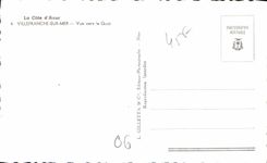 CPM Villefranche Sur Mer Vue vers le quai