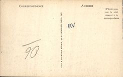 VINTAGE POSTCARD Villefranche On Sea roads and the French squadron Boats