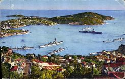 CPA Villefranche Sur Mer Vue sur la Rade et l'Escadre