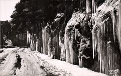 CPM Les gorges de Cians En hiver