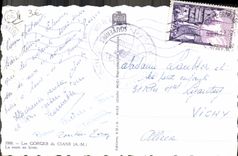 CPM Les Gorges du Cians La route en hiver