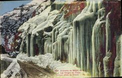CPA Environs de Beuil Les Gorges Du Cians Curieux effets de glace