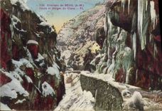 VINTAGE POSTCARD Surroundings of Beuil Road and Gorges Of Cians