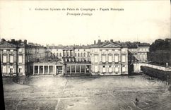 Ataque frontal del principal de Compiegne de la POSTAL de la VENDIMIA