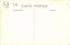 Ataque frontal del principal de Compiegne de la POSTAL de la VENDIMIA