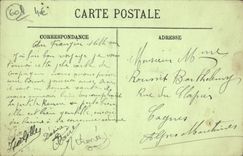 POSTAL Compiegne de la VENDIMIA vista de la terraza del castillo