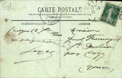 VINTAGE POSTCARD Troyes the Monument of the Children of the Paddle