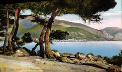 CPA Cap Martin Vue Sur Menton