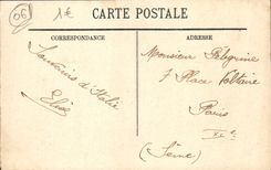 VINTAGE POSTCARD Cape Martin Seen On Menton