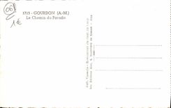 CPM Gourdon Le Chemin du Paradis