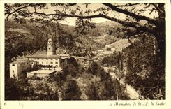 VINTAGE POSTCARD the ND monastery of Laghet