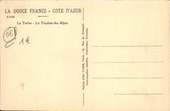 CPA La Turbie Le trophee des Alpes