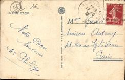 VINTAGE POSTCARD Juan Gulf the Port Boats