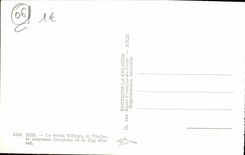 Aldea de Eze de la POSTAL de la VENDIMIA la aldea vieja el viaducto la cornisa media y el cabo Ferrat