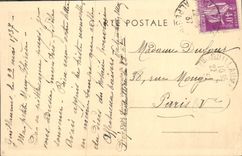 VINTAGE POSTCARD Rabbets Bridge of Married the Falls of Daluis