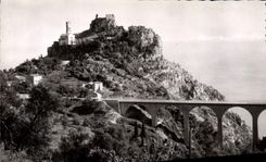 POSTAL MODERNA aldea de Eze la aguilera el viaducto