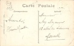 POSTAL Compigne de la VENDIMIA la iglesia Antonio santo