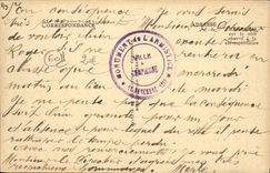 Claro del taladro de Compiegne de la POSTAL de la VENDIMIA del coche de Militaria del armisticio