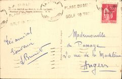 VINTAGE POSTCARD La Baule On Sea Municipal