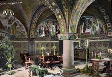 VINTAGE POSTCARD Raum fur Mittelungen