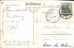 VINTAGE POSTCARD Raum fur Mittelungen
