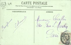 Alrededores de la POSTAL de la VENDIMIA de Compiegne la charca del Saint Pierre