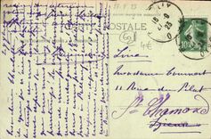 VINTAGE POSTCARD Gouvieux the Castle of the Vilargene Mount