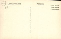 POSTAL Compiegne de la VENDIMIA visto del castillo tomado de una esquina del parque