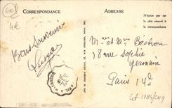 La POSTAL Compiegne de la VENDIMIA coloca el ayuntamiento del ayuntamiento