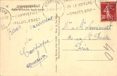 CPA Compiegne Eglise St Antoine Facade laterale