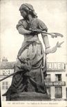 CPA Beauvais La Statue de Jeanne Hachette