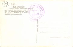 Taladro de la POSTAL de la VENDIMIA del armisticio de Militaria del coche de Compiegne