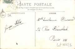 VINTAGE POSTCARD Precy On Oise Edges of Oise