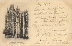 CPA Cathedrale de Beauvais Le Grand Portail