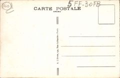 Taladro de la POSTAL de la VENDIMIA del sitio de Compiegne del coche del foch del mariscal
