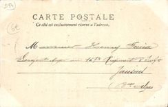 Ataque frontal interior anaranjado de la POSTAL de la VENDIMIA del teatro