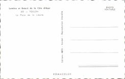 MODERN CARD Toulon the Place of Freedom