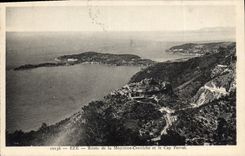 CPA Eze Route de la Moyenne corniche et le Cap Ferrat