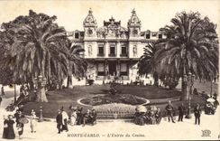 CPA Monte carlo L'Entree du Casino