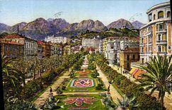 CPA Menton Le Jardin Bublic