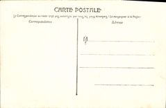 VINTAGE POSTCARD Menton Seen between the olive-trees