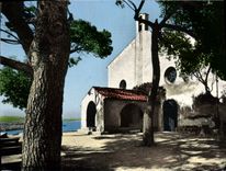 CPM La Garoupe La chapelle ND de la Garoupe