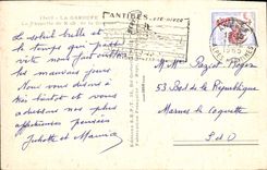 CPM La Garoupe La chapelle ND de la Garoupe