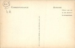 VINTAGE POSTCARD Ruins De Champlieu Main entrance of the Church