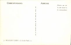 CPA Beaulieu Sur Mer Le Jardin Public