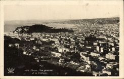 CPA Nice Vue Generale et le Chateau